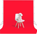 Red Photo Backdrop for Photoshoot Background Photography 10x20ft | Polyester, Seasonal Professional, Party Fashion Studio, Streaming Video Shooting by LYLYCTY