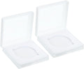 PATIKIL 58mm Lens Filter Case, 2pcs Camera Filter Case Portable Lens Filter Box Water Resistant Dustproof Plastic for Photography Filter Storage by PATIKIL
