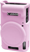 Easy Hood Camera Case for Canon ELPH 360/IXUS 285 HS/IXY 650 Camera,Pink | With Removable Lens Cover,Soft Silicone Protective Case,Anti-Scratch,Dustproof,Shockproof,Enhanced Grip,Camera Accessories by EasyHood