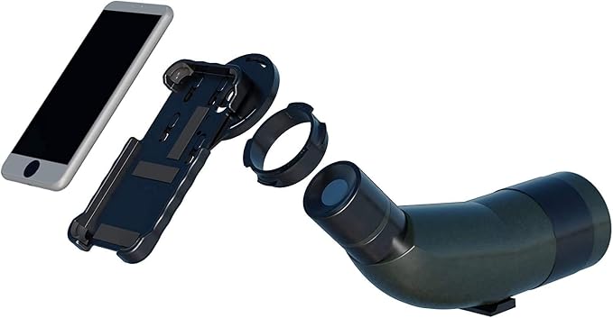 Phone Skope Complete Digiscoping Kit: Ideal Scope Camera for Hunting/Birding/Stargazing - Phone Scope Adapter Kit Includes Phone Scope Mount Case, Eyepiece Adapter, Lens Cloth - Fits Most Smartphones - Image 4
