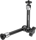 NEEWER 9.8"/25cm Adjustable Friction Magic Arm with 1/4" Screw on Both Ends, Compatible with SmallRig Cage, Flash/LED Light/Microphone/Monitor/SuperClip, Max Load 4.4lb/2kg, ST08 by Neewer
