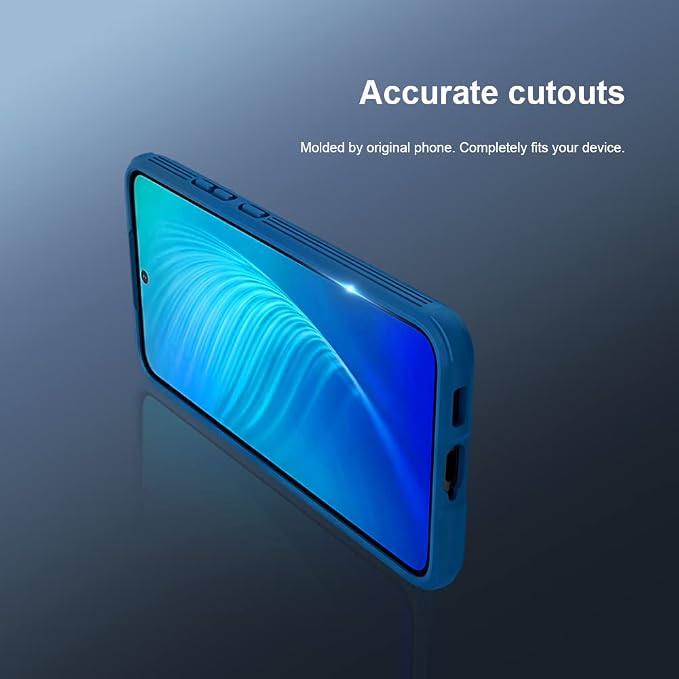 Mangix Galaxy S22 Plus Case with Camera Cover,S22 + Slim Fit Thin Polycarbonate Protective Shockproof Cover with Slide Camera Cover, Upgraded Case for Samsung Galaxy S22 + / Plus (Blue) - Image 4