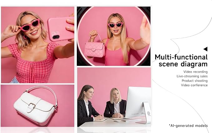 YSKE-Seamless Pink Paper Backdrop Roll for Photography,Photo Background,and Photoshoot Cover–Roll of Paper with Backdrop Cover for Background Stand,Thick Anti-Wrinkle Matte(53''x16.4'Pink) - Image 8