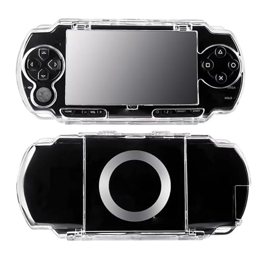 CYSFETENA Clear Hard Case Cover Compatible with PSP 1000/1001- Replacement Transparent Slim Anti-Scratch PSP 1000 Game Console Snap-in Crystal Protector Housing Case - Image 5