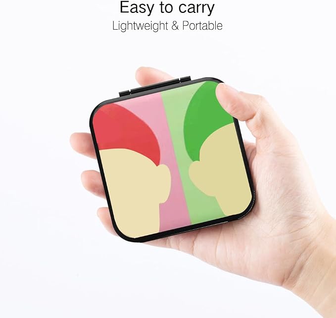 PERFECTSIGHT Cute Switch Game Card Case Compatible with Nintendo Switch Lite/ OLED 12 Slots Game Holder Cartridge Case for Game and SD Cards, Kawaii Portable Compact Game Storage Box, Red & Green - Image 6