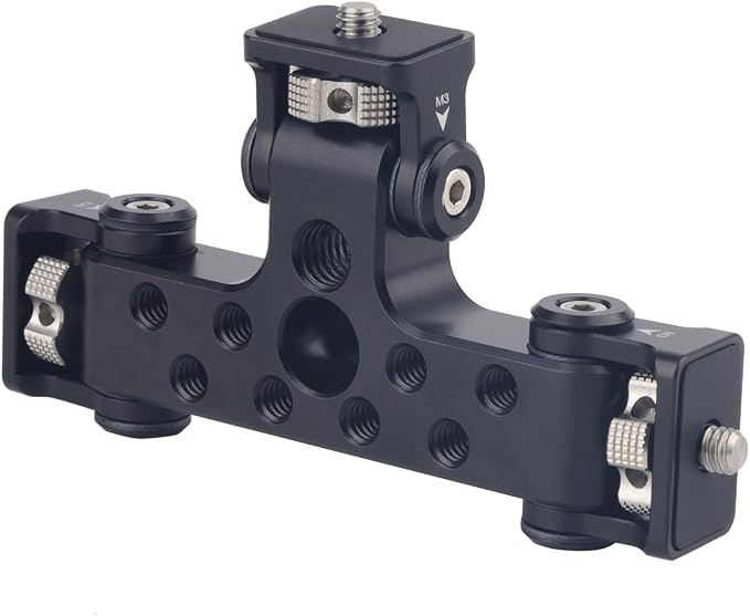 Triple Phone Holder Tripod Mount Adaptor | 180-degree Tilt Head | Vlogging Live Streaming Tool for Camera, Light, Microphone | Multiple Phone Bracket to Tripod by Rigdance