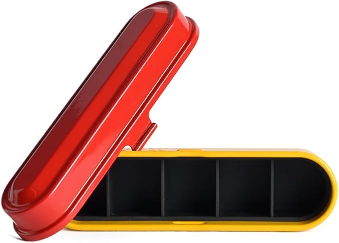 KODAK Film Case - for 5 Rolls of 35mm Films - Compact, Retro Steel Case to Sort and Safeguard Film Rolls (Film is not Included) (Red) - Image 5