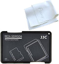 JJC MCH-SDMSD6GR Small Wallet Memory Card Case, SD Memory Card Case, Micro SD Card Holder Case fits 2 SD Cards 4 Micro SD Cards, Slim, Light Weight, Credit Card Size by Fotasy