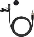 Lavalier Microphone Lapel Mic Compatible with Sennheiser Bodypack | Omnidirectional Condenser Clip On Microphone for Wireless Transmitter System 3.5mm Stereo Female Screw Plug with Clip & Cap by XGWTH