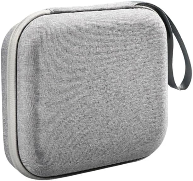 Reflex Camera Medium Storage Bag for Insta360 GO3 – Water-Resistant Travel Carrying Case with Foam Inserts & Zippered Pocket for Accessories – Compact Protective Organizer (Gray, 18.7x15.9cm) by ReflexCamera