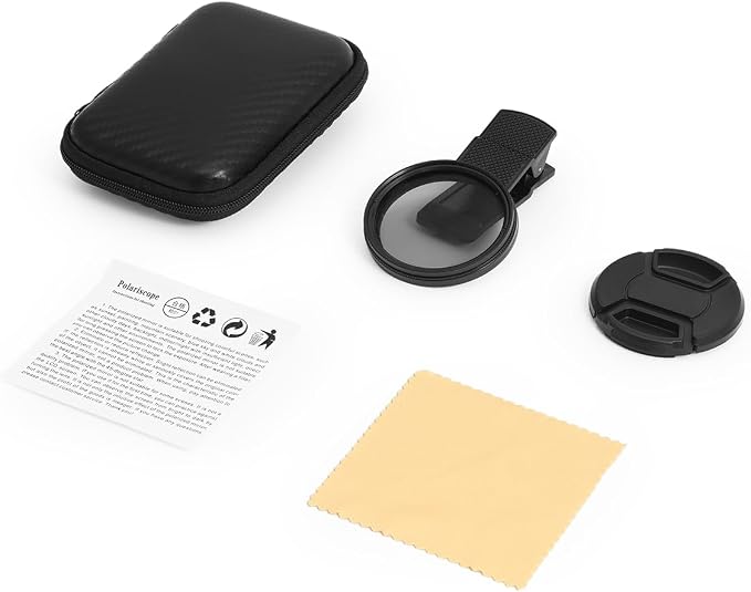 AMIR 52MM Clip-on CPL Phone Camera Lens Filter, Circular Polarizer Filter, Phone Lens Filter Kit Compatible with iPhone 17 16 15 14 13 12, Google Pixel and Other Android Smart Phones - Image 7