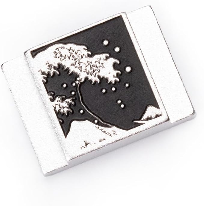 Kanagawa Wave Pattern Camera Metal Hot Shoe Cover for Sony A1 A7C A7CR A7CII A7R A7M2 A7M3 A6700 A6600 A6500 A6400 A6300 (Aluminum Alloy-for Sony) by DBZZ