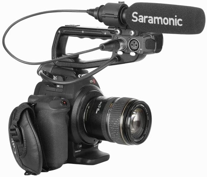 Saramonic 6.5" Pro Directional Shotgun Mic with Integrated XLR Cable & Furry Windscreen (SR-NV5X) Black - Image 3