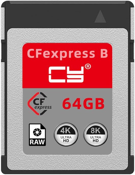 Xiwai CFexpress Type-B 64GB CFE CFB Memory Card Adapter Compatible with XS Camera 8K RAW PCIe Expansion by xiwai