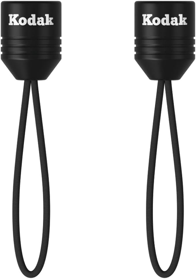 KODAK Multi-Purpose Camera Strap (QD Snaplock (Black) 1 Pair) - Lighweight, Durable, QD system, Aluminium Alloy, Universal Compatibility, SLR Cameras, Compact Cameras by Unknown