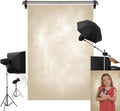 Kate 6.5x10ft/2x3m Light Yellow Backdrop Cream Abstract Texture Portrait Photography Background Photo Studio Props by KateBackdropforPhotography