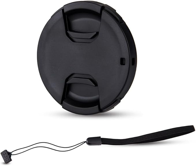 JJC 77mm Front Lens Cap Cover + Anti-Loss Cap Keeper Leash for Camera Lens | for Canon RF 14-35mm f4L IS USM, Nikon Z 24-120mm f4, Z 28-400mm f4-8, Sony FE 70-200mm F2.8 Lens & More 77mm Thread Lenses by JJC