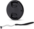 JJC 46mm Front Lens Cap Cover for Nikon Z50 II Z30 Zfc + 16-50mm Kit Lens | for Nikon Z DX 16-50mm f3.5-6.3 VR, Olympus M.Zuiko 25mm f1.8, M.Zuiko 17mm f1.8, ED 12mm f2 Lens & More 46mm Thread Lenses by JJC