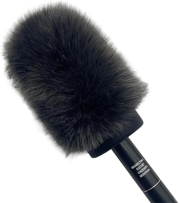 Microphone Wind Muff Pop Filter For Sennheir MKE600 Shotgun Microphone Cover windscreen Deadcat For Rode Ntg4 NTG5 shield Headset microphone windscreen For Sony Ecm-XM1 ECM673 674 ECM NV1 (gray) - Image 7