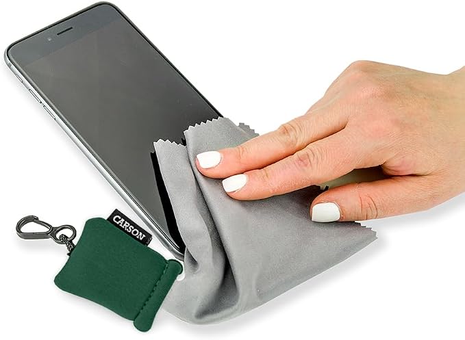 Carson Stuff-It Microfiber Lens Cloth Cleaning System for Eyeglasses, Smartphones, Tablets, Optics, Lenses, Cameras and More - Image 3