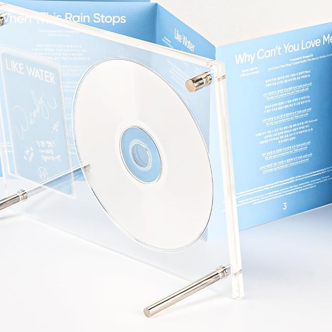 Photocard and CD Holder Stand, 66 x 91 mm, Holds 1CD+1Card | Acrylic Standing Display, Ultra Clear Trading Cases Protectors, For Kpop Photocard Baseball Basketball Photo - Image 3