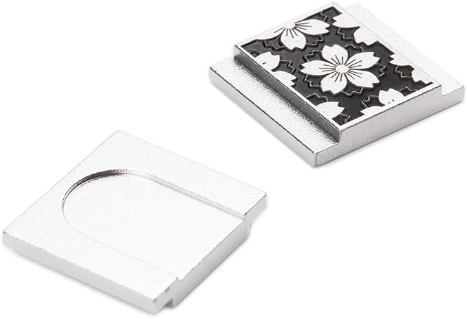 Camera Metal Hot Shoe Cover Shutter Buttons for FUJIFILM X100VI XPro2 XPro1 XT4 XT3 XT50 XT30 XT30II for Nikon ZF Z5 Z6 (Black-Hot Shoe Cover) - Image 2