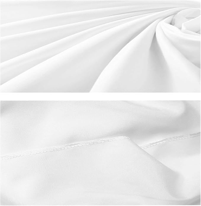 Solid Photography Backdrop Background Chromakey Muslin Portrait Background Screen for Photo Video Studio… (White, 6x9ft) - Image 6