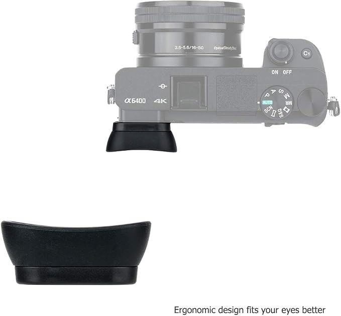 Extended Replace Sony FDA-EP17 Camera Eyecup Viewfinder for A6600 A6500 | Soft Silicon,Camera Eye Cup Eyepiece Protector,for Sony A6600 A6500 A6400 - Image 7
