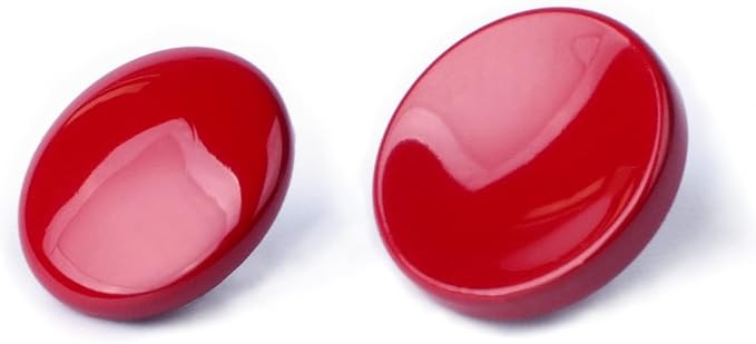 Dark-red Metal Soft Shutter Release Button,Delicate Camera Shutter Button 11mm Concave 10mm Convex Surface(2 Pack) by VKO