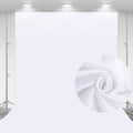 10 x 7 FT White Backdrop Background for Photography, Pure White Screen | High Density Fabric Curtain for Video, Photoshoot, Zoom Meeting, Record, Portrait Stand, Photo Studio, with Rod Pocket by Aimosen