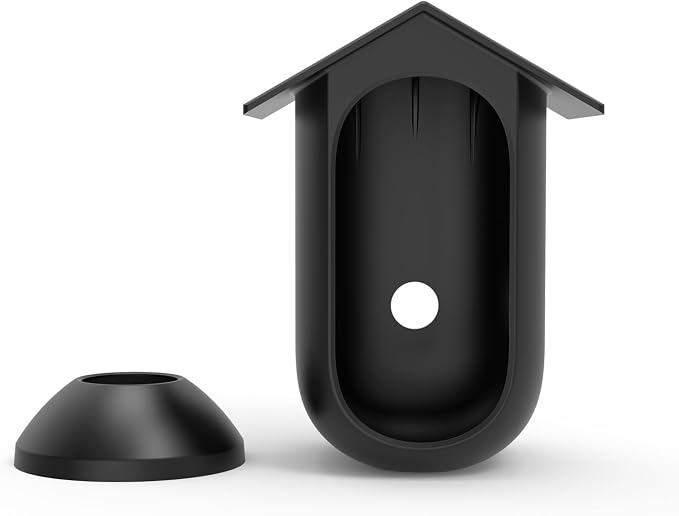 Holicfun Silicone Cover for Arlo Essential Outdoor Camera (2nd Gen), 2-Pack | Protective black skin, bridhouse design, adds extra protection, ideal for disguise, easy to install and remove - Image 4