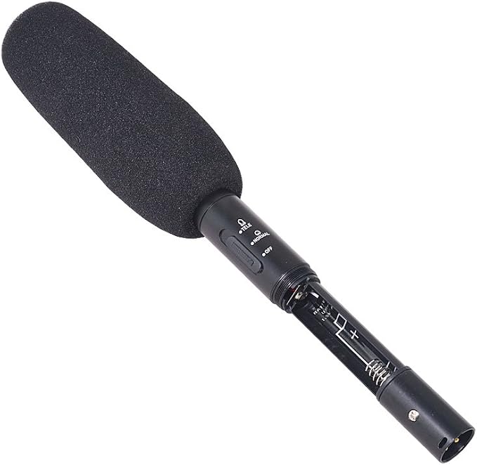 Ruittos Condenser Interview Microphone Photography Shotgun Mic for Video Camcorders DSLR DV Camcorder 11 inches/27cm Camera Microphone with Metal Holder, Anti-Wind Foam Cap XLR Cable - Image 4