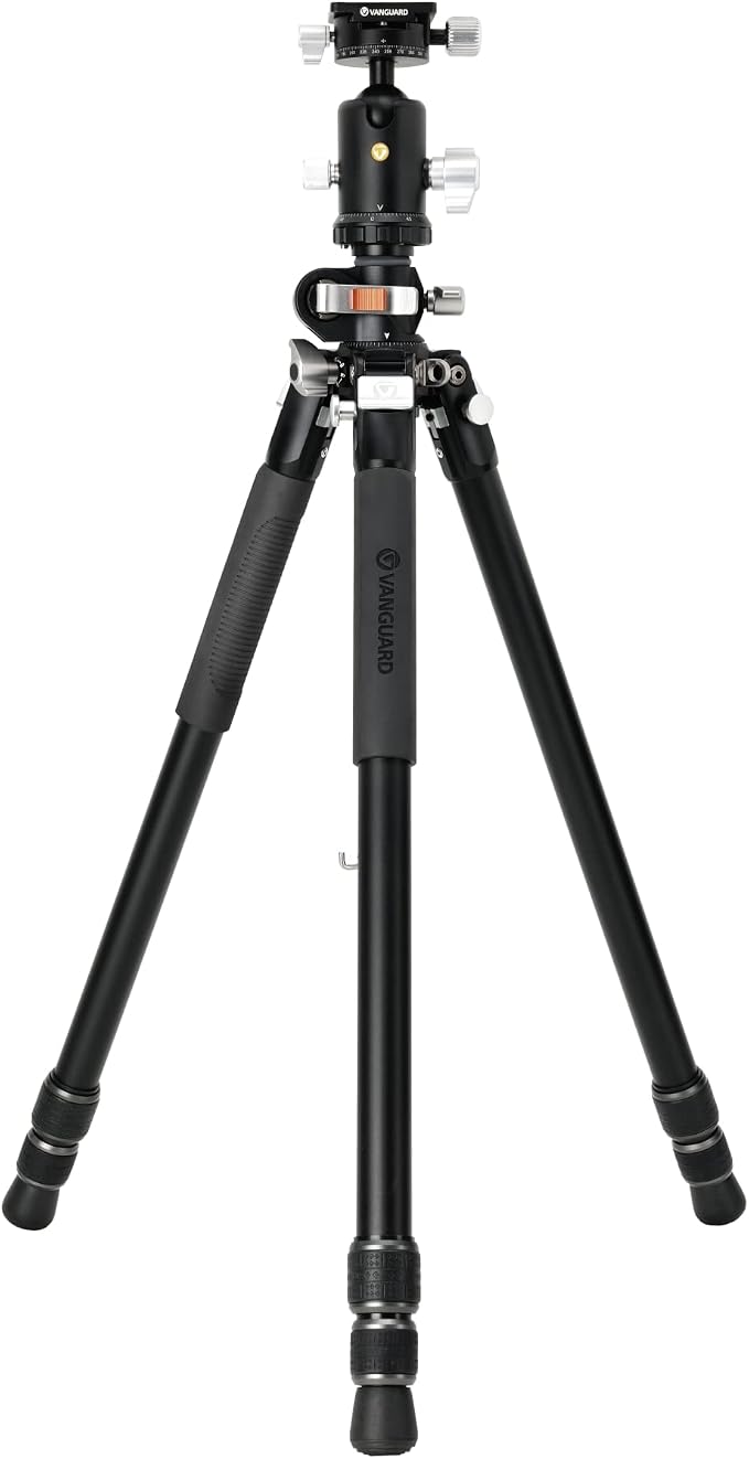 Vanguard VEO3+303ABS 30mm Aluminum Tripod with VEO BH-250S Dual-Axis Ball Head and Multi-Angle Center Column by Vanguard