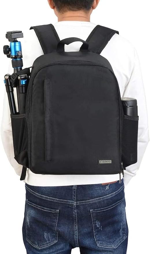 CADeN Camera Backpack Bag Professional for DSLR/SLR Mirrorless Camera Waterproof, Camera Case Compatible for Sony Canon Nikon - Image 6