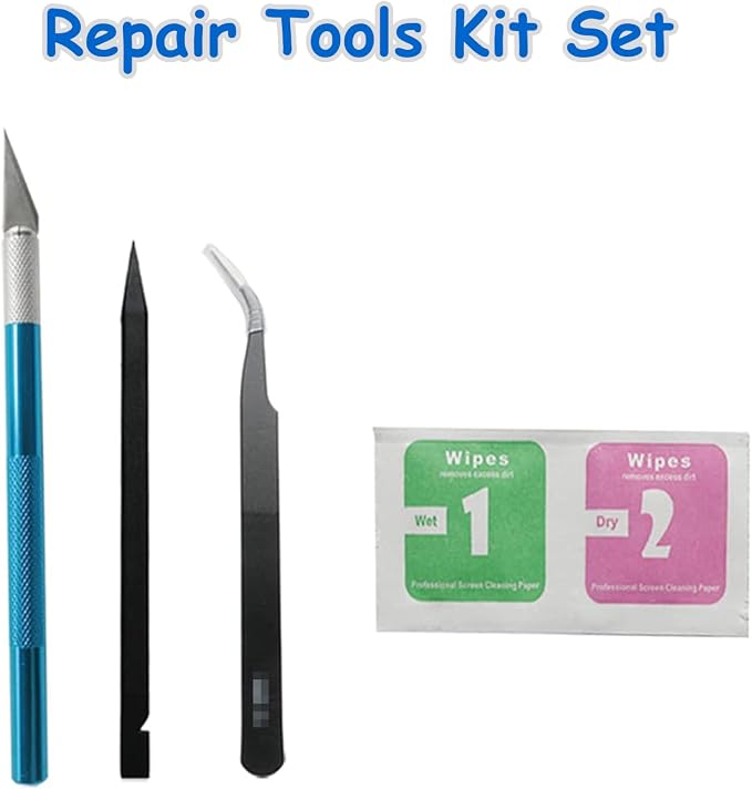 2pcs/Set Sapphire Rear Back Camera Glass Lens Replacement for iPhone 12 for iPhone 12 Mini with Pre-Installed Adhesive and Repair Tool kit Set - Image 5