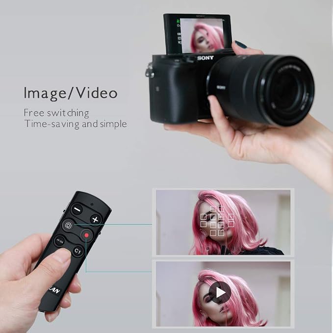 Wireless Remote Control Camera Shutter Release for Sony Replces RMT-P1BT | Compatible with Sony ZV-E10, ZV-1, A7SM3, A7C, A7RIV, Alpha 9,7R IV,7R III, 7 III, 6600, 6400, 6100, 9 II, RX0 II, RX100 M7 - Image 3