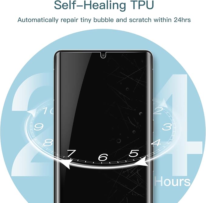 JETech TPU Screen Protector for Google Pixel 7 Pro, 2+2 Pack | with Camera Lens Protector, Flexible TPU Film, Fingerprint ID Compatible, HD Clear, Easy Installation - Image 4