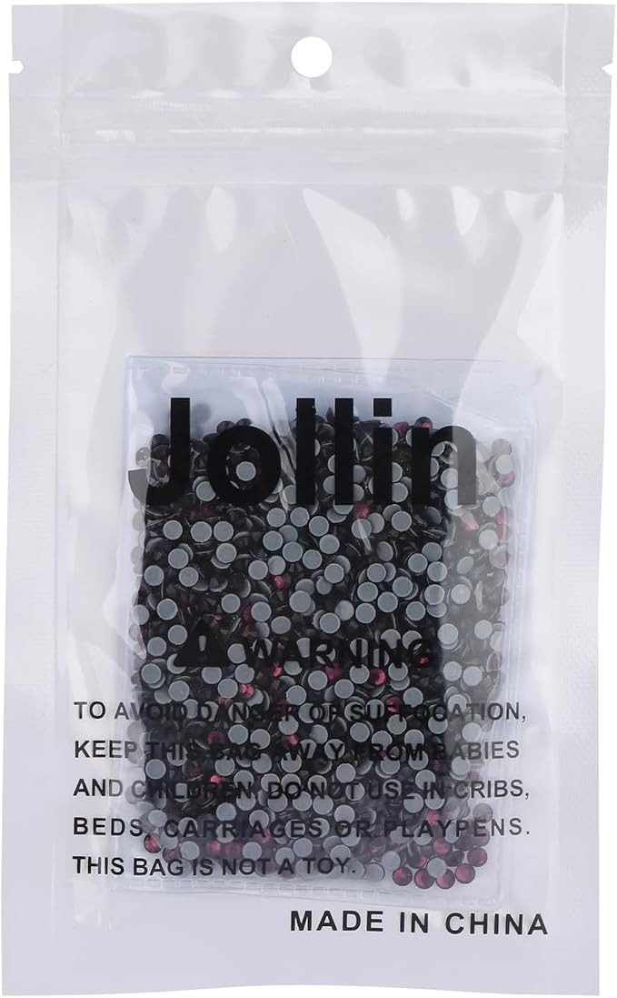 Jollin Hotfix Rhinestones Flatback Crystal Gems 3.2mm SS12, Amethyst | 1440pcs Hot Fix Crystals Glass Rhinestones for Bedazzling, Crafting, Clothes, Shoes & Accessories DIY Decoration - Image 7