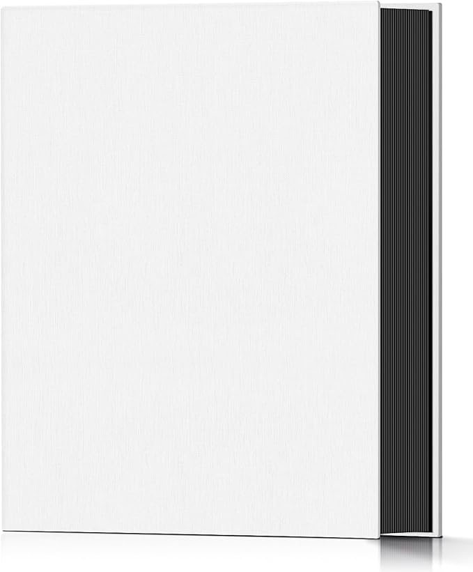 Popotop Photo Album 4x6 100 Pockets for Wedding Gifts,Linen Hardcover Picture Albums for Family Anniversary Baby Vacation Pictures by Popotop