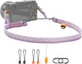 PGYTECH Adjustable Camera Shoulder Strap Slim Trendy Style, Quick Release | Braided Rope Camera Strap Holds 66.1lb, Neck Straps for Compact Camera/Mirrorless/Phone for Young Photographers, Lilac Purple by PGYTECH-US