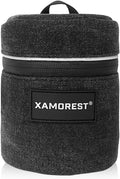 Camera Lens Case Lens Bag Compatible (3.15" x 3.15"(Canvas, Black)) by XAMOREST