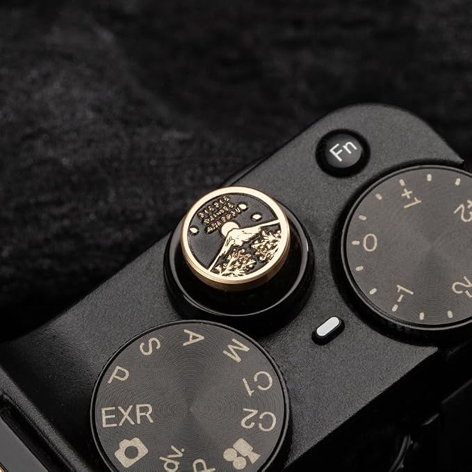 Falling Cherry Blossoms Camera Metal Shutter Decorative Button for Fujifilm x100vi x100v xpro2 xt50 xt30 xt30ii for Nikon zf (Copper Alloy-Shutter Decorative Button) - Image 6