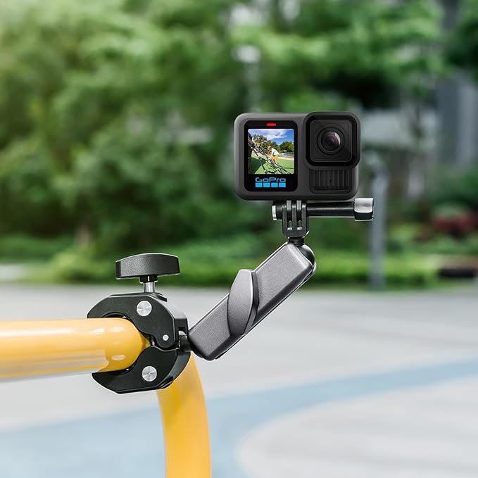 Suptig Camera Mount Super Clamp Pole Mount Tripod Clamp for Phon, Gopro Mission 1 Pro Gopro Hero 13 Hero 12 11 10 9 8 7 6 5, Gopro max2, Insta 360, DJI osmo Canon DSLR etc. - Image 7