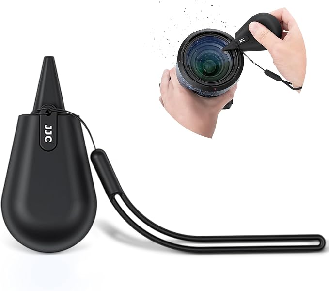 JJC Pocket-Sized Silicone Camera Dust Blower Lens Air Blower, Small Camera Lens Cleaner Air Blower for Sensor LCD Keyboards Filters Printing, Compact Portable Dust Blower for Outdoor Travel Cleaning by JJC