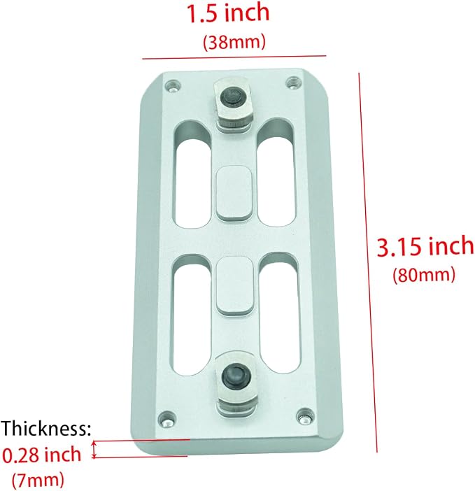 AR MLOK Arca Rail Tripod Ballhead-Bog Quick Release Plate,for RRS Dovetail - Image 4