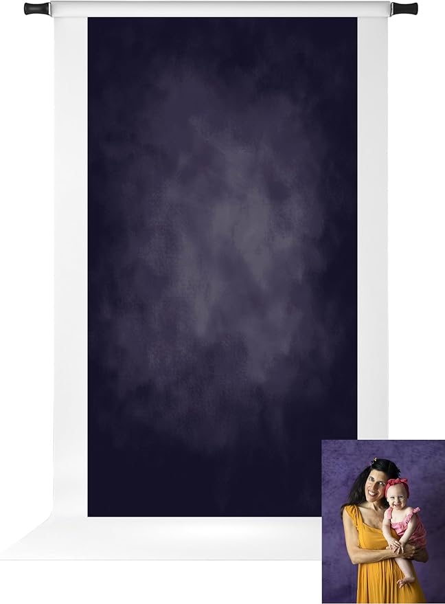 Kate Purple Photography Backdrops Abstract Photo Backdrop Poratrait Background for Photoshoot, 10x20ft by KateBackdropforPhotography