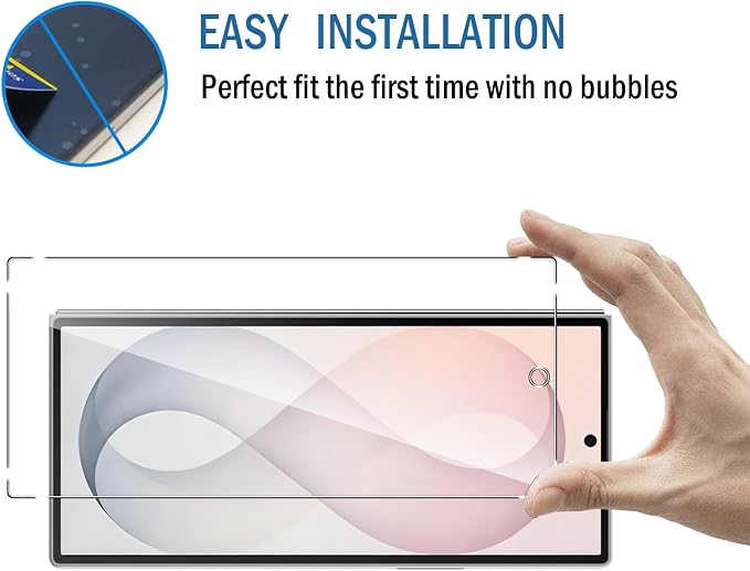 2+2 Pack for Samsung Galaxy Z Fold 8 Ultra Screen Protector with Camera Lens Protector,Full Coverage 9H Tempered Glass Film,HD Clear Scratch Resistant,Bubble-Free for Galaxy Z Fold8 Ultra Screen Protector - Image 8