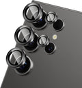 Camera Lens Protector for Samsung Galaxy S24 Ultra,1 Pack | Tempered Metal Glass Camera Cover Film,HD Clear,Anti-Scratch Lens Screen Protector Film,Case Friendly,Black Titanium by Unknown