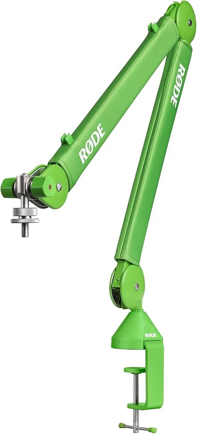 RØDE PSA1+ Professional Studio Arm with Spring Damping and Cable Management (Green) | Key details: Studio Arm with Spring Damping and Cable Management (Green) by R%C3%98DE