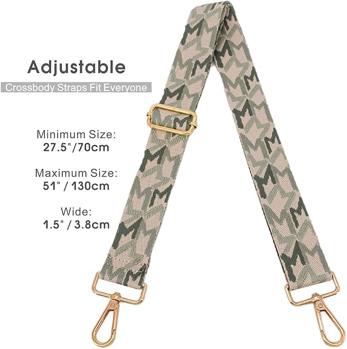 Replacement Purse Strap Shoulder Strap Adjustable Crossbody Strap for Women Crossbody Wide Shoulder Bag - Image 3
